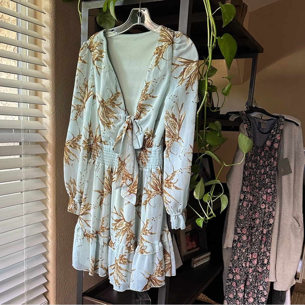 Floral Long Sleeve Dress